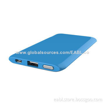 Portable Li-polymer Power Bank, OEM/ODM, Colorful, LED Indicator
